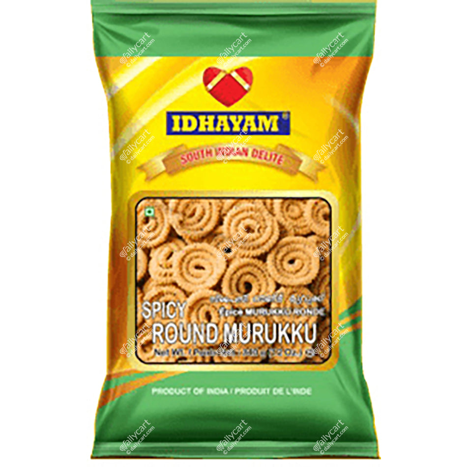 Idhayam Spicy Round Murukku, 340 g