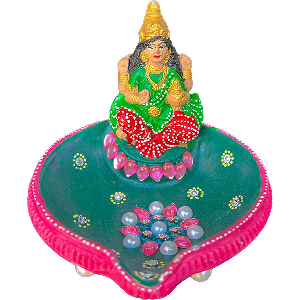 Diwali Laxmi Diya, 1 Piece, (1047)