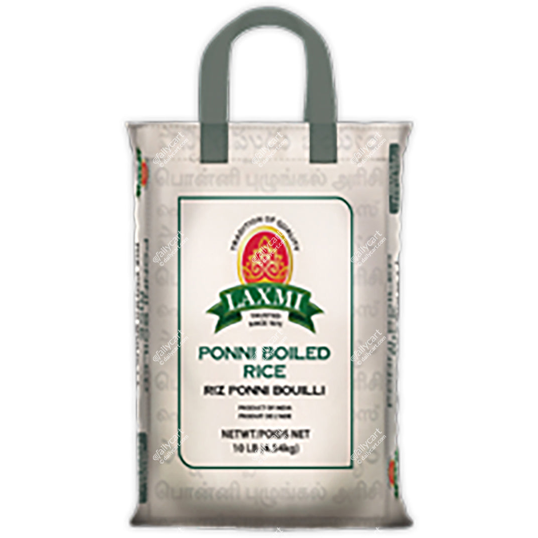 Laxmi Ponni Boiled Rice, 10 lb