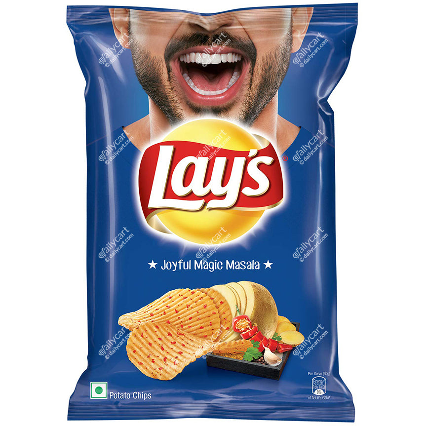 Lay's Magic Masala Potato Chips, 52 g, Buy 1 Get 1 FREE, Mix N Match with Any Lays or Kurkure