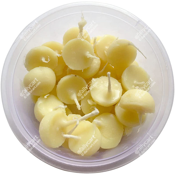 Maa Shakti Ghee Cotton Wicks, 50 Wicks