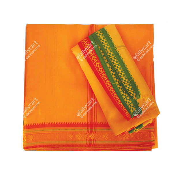 Orange Dhoti & Patka