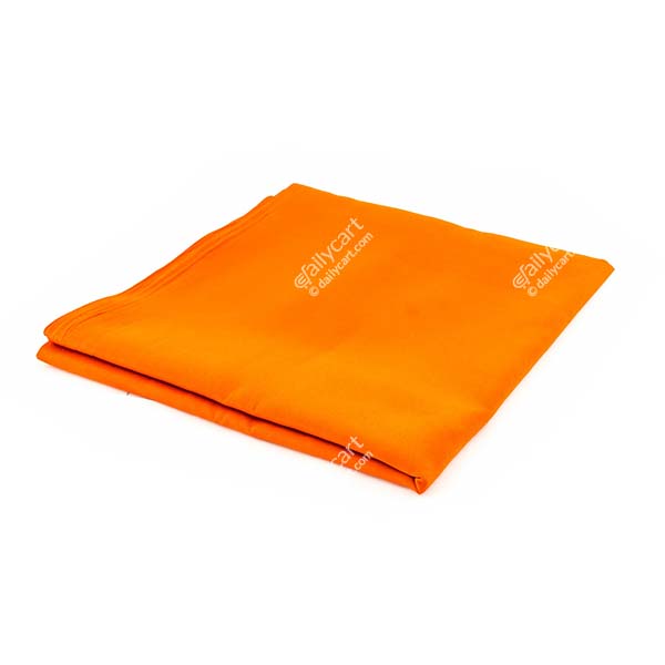 Orange Pooja Cloth - Cotton, 1 Piece
