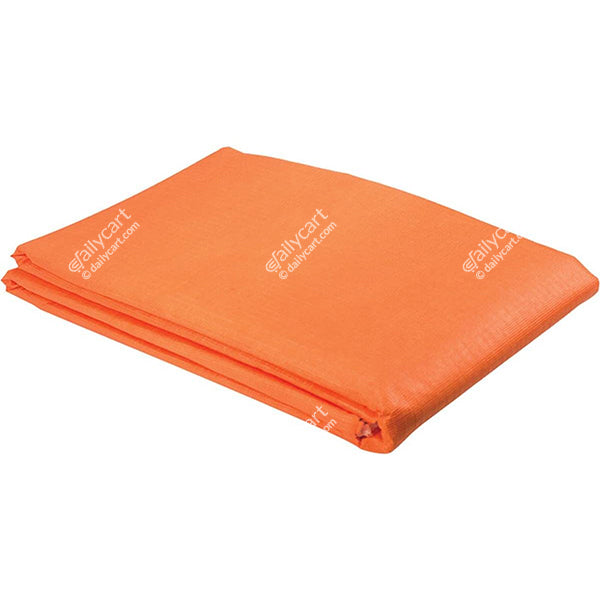 Orange Pooja Cloth - Silky, 1 Piece