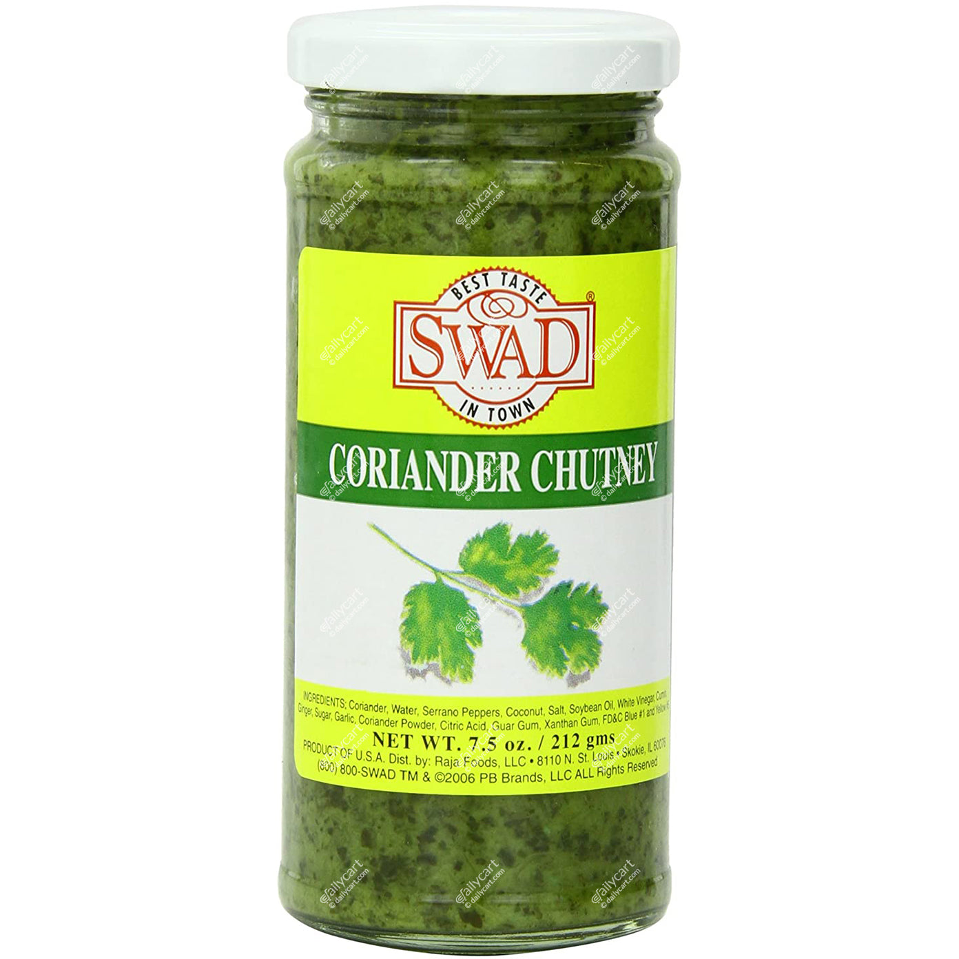 Swad Coriander Chutney, 212 g
