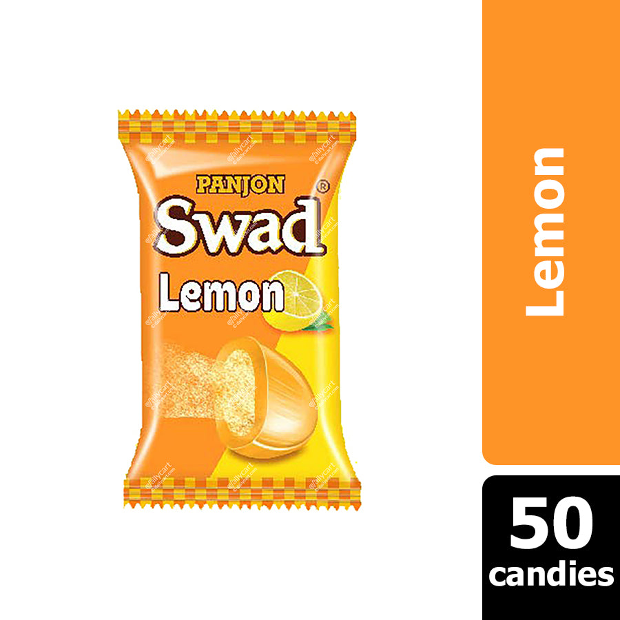 Swad Candy - Lemon, 50 Pieces