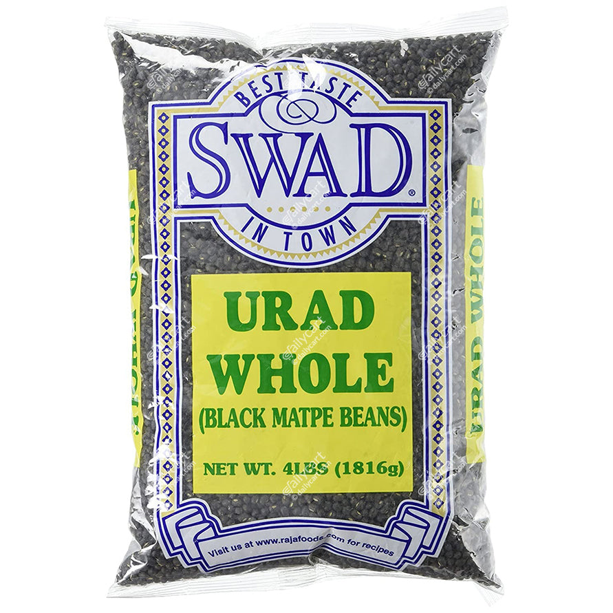 Swad Urad Whole Black, 4 lb