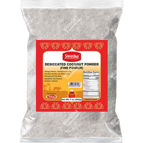 Swetha Desiccated Coconut Powder, 200 g