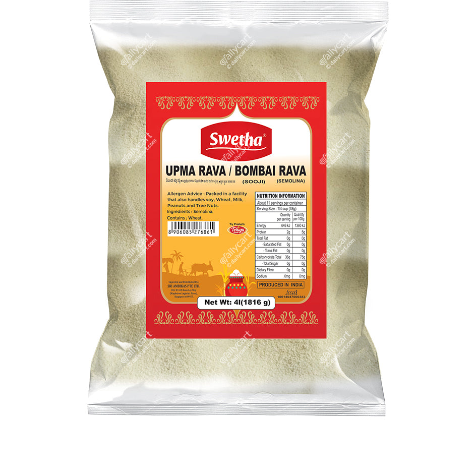 Swetha Upma Rava, 4 lb