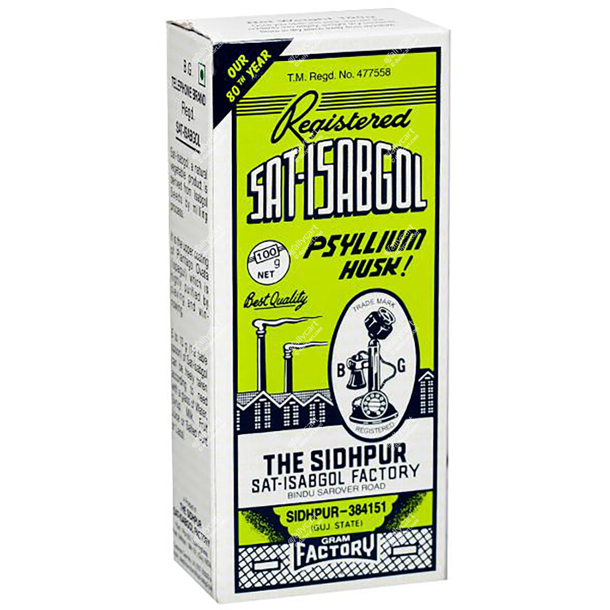 Telephone Sat-Isabgol, 100 g