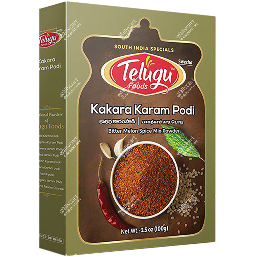 Telugu Foods Kakara Karam Podi, 100 g