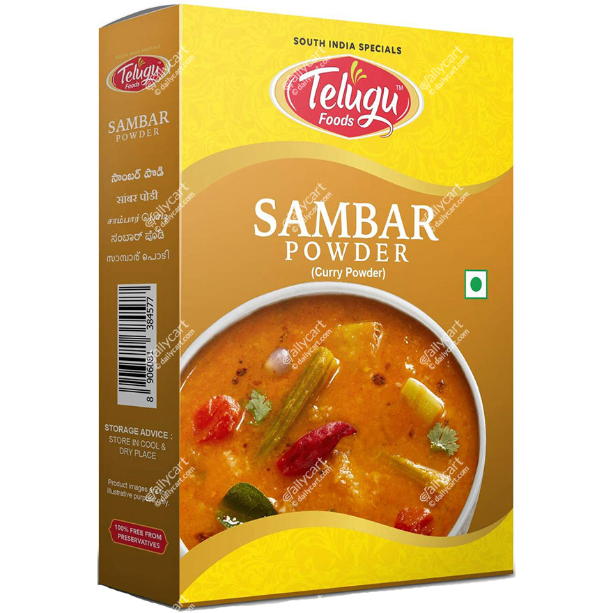 Telugu Foods Sambar Powder, 100 g
