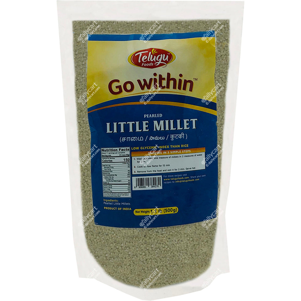 Telugu Foods Go WithIn Little Millets, 2 lb