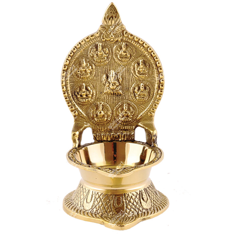 Traditional Brass Diya, 4.75"