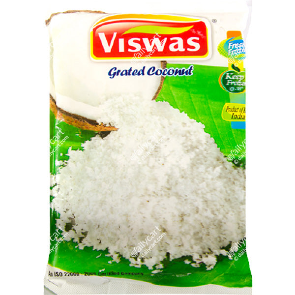 Viswas Grated Coconut, 1 lb (454 g), (Frozen)