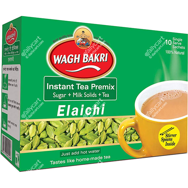 Wagh Bakri Instant Cardamon Tea, 10 Sachets, 260 g