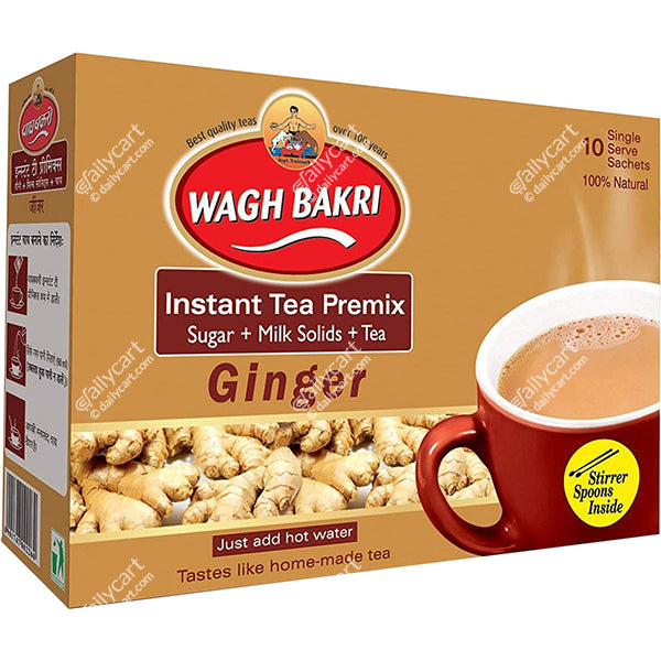 Wagh Bakri Instant Ginger Tea, 10 Sachets, 260 g