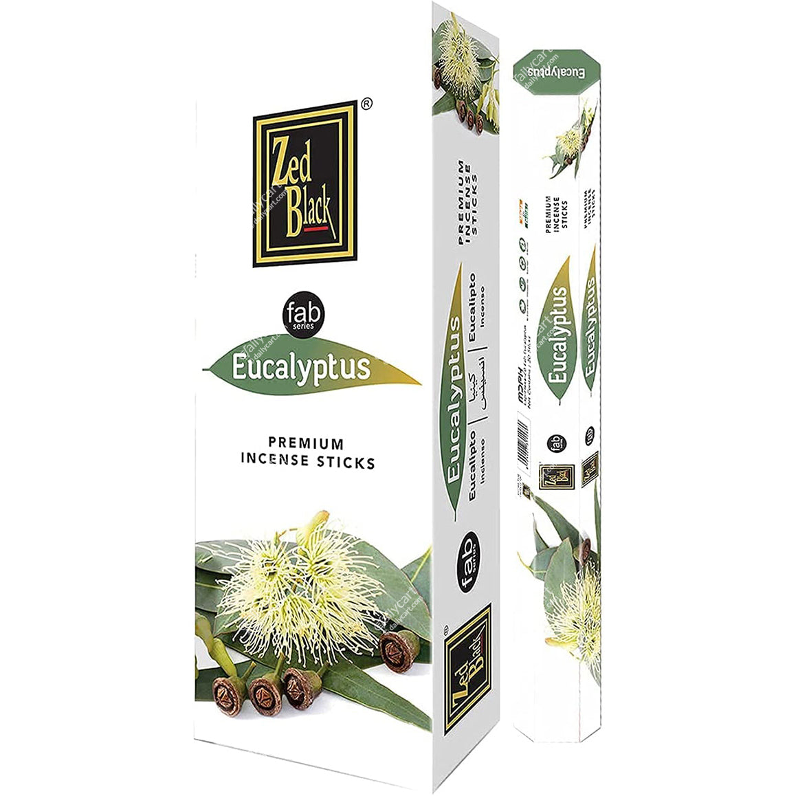 Zed Black Eucalyptus, 20 Sticks, Pack of 6 Tubes