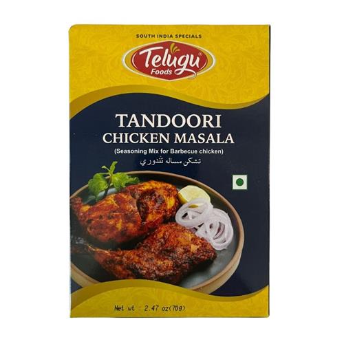 Telugu Foods Tandoori  Chicken Masala, 70 g
