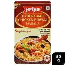 Priya Hyderabadi Chicken Biryani Masala Powder, 50 g