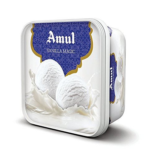 Amul Vanilla Magic Ice Cream, 1 litre (Frozen)