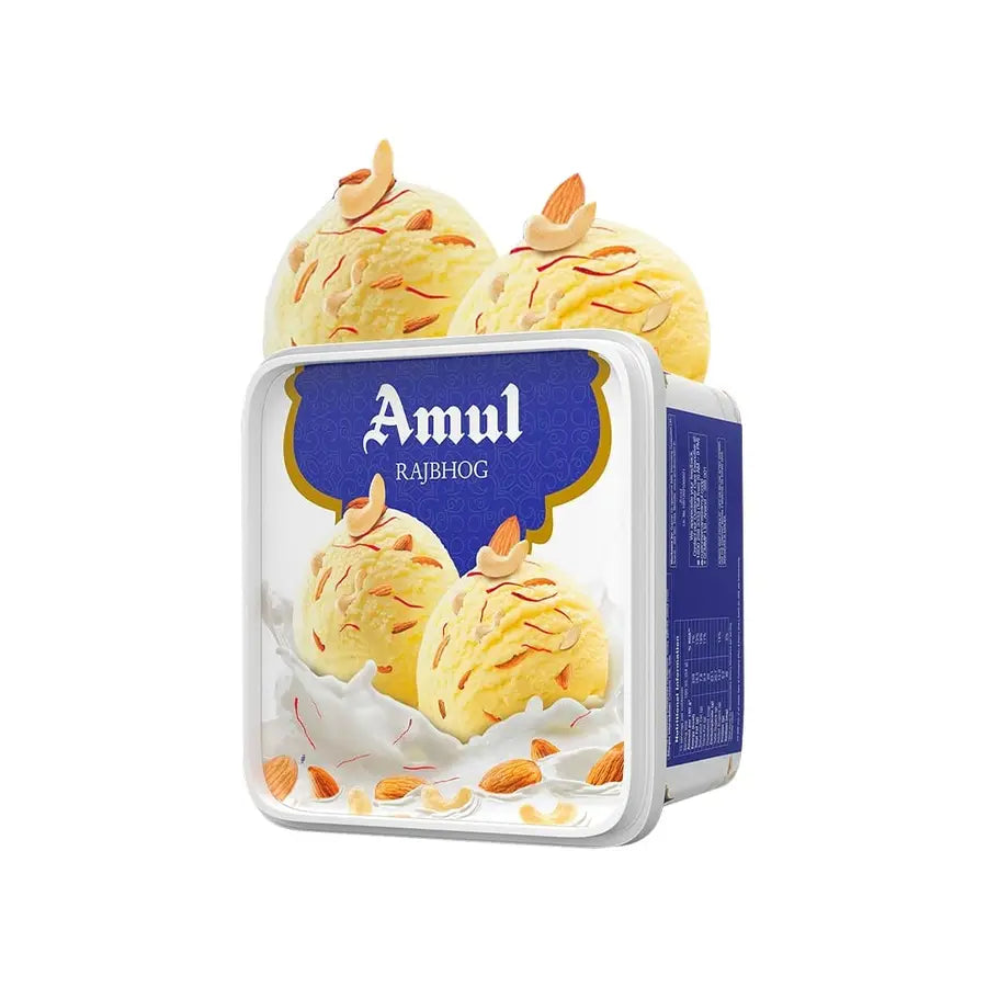 Amul Rajbhog Ice Cream, 1 litre (Frozen)