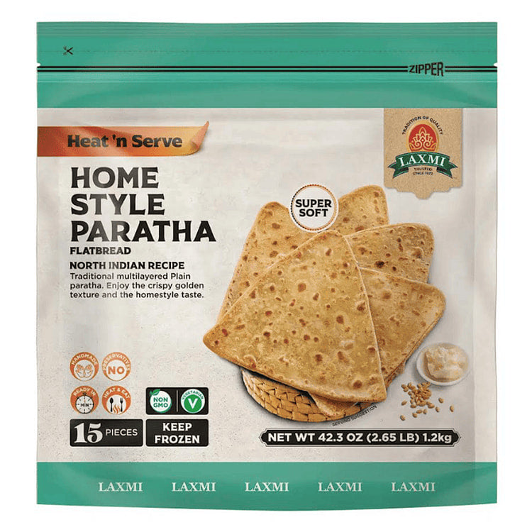 Laxmi Home Style Paratha, 20 Pieces, Family Pack, (Frozen)