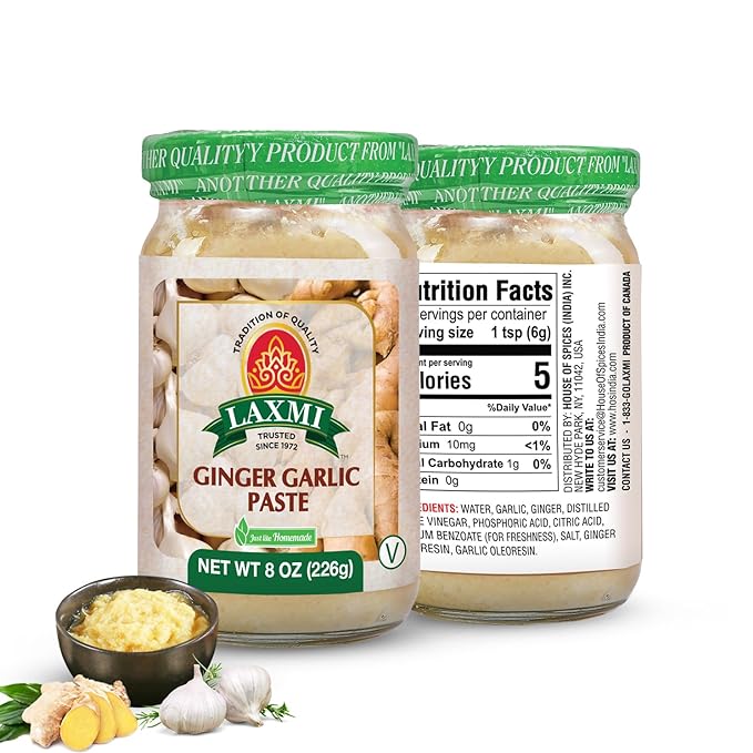 Laxmi Ginger Garlic Paste, 226 g