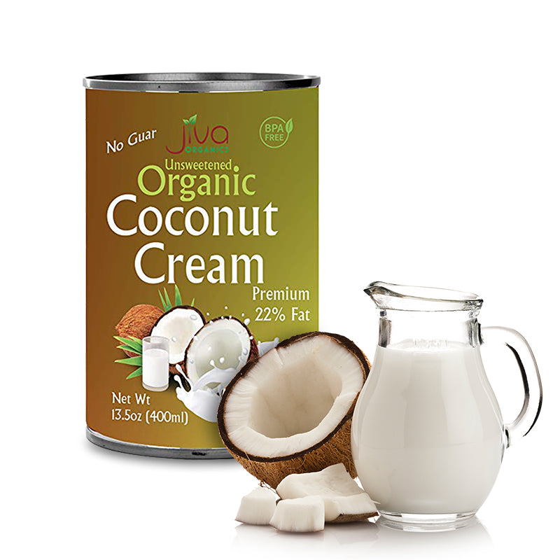 Jiva Organic Coconut Cream, 400 ml