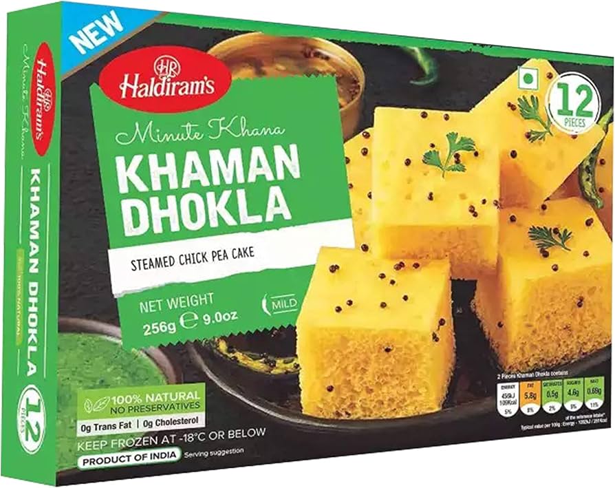 Haldiram's Khaman Dhokla, 256 g, (Frozen)