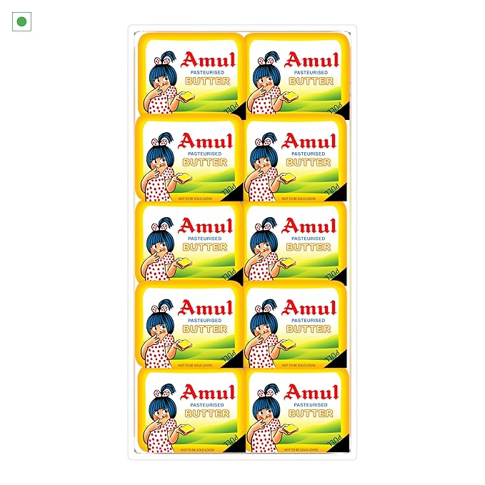 Amul Butter Blister Pack, 10 g x 10