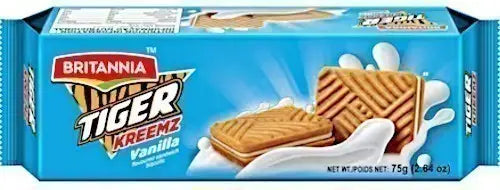 Britannia Tiger Kremz Vanila Biscuits, 70 g