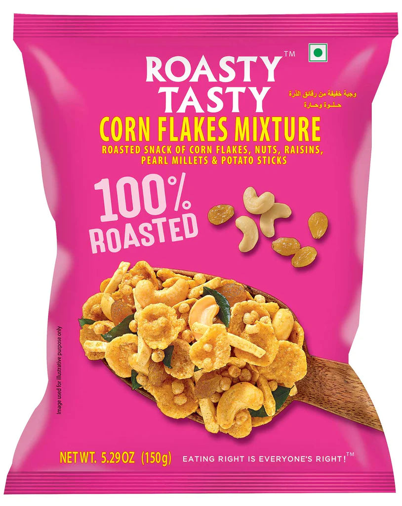 Roasty Tasty Corn Flakes Mixture, Original, 150 g