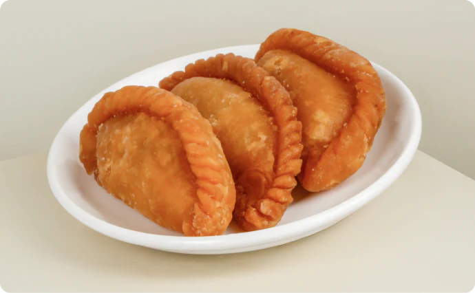 Laxmi Chandrakala, 12 pieces, 350 g, (Frozen)