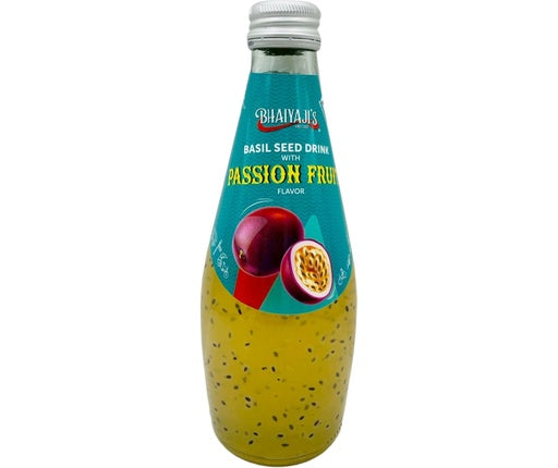 Bhaiyaji Basil Seed Drink - Passion Fruit, 290 ml