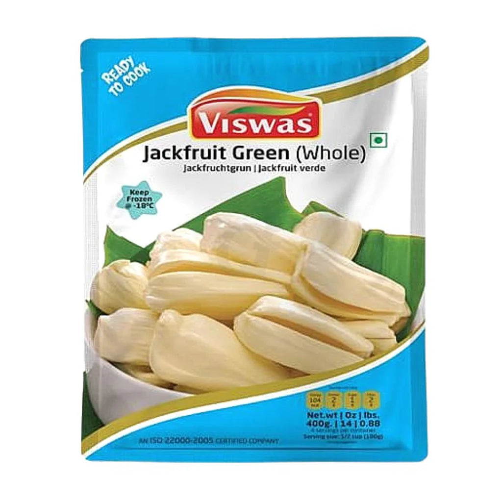 Viswas Green Jackfruit Whole , 400 g, (Frozen)
