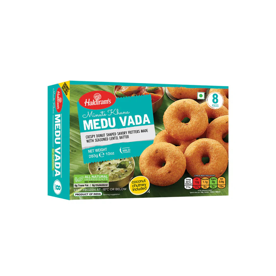 Haldiram's Minute Kitchen Medu Vada With Sambar (Combo Pack), 400 g (Frozen)
