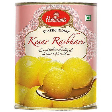 Haldiram's Kesar Rasbhari, 1 kg, Can