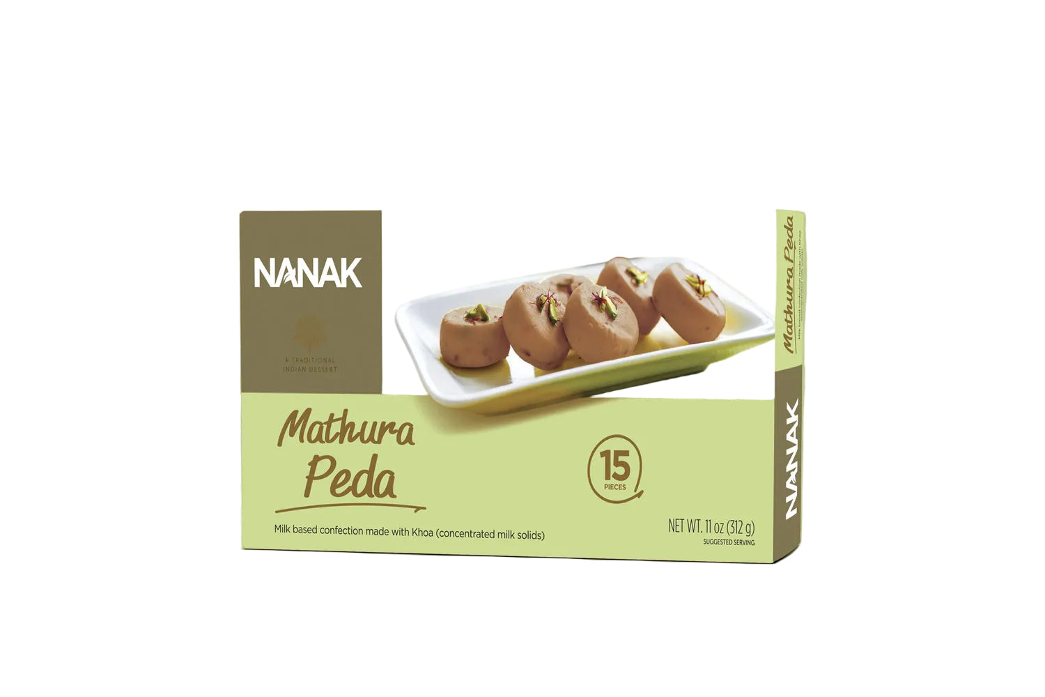 Nanak Mathura Peda, 15 Pieces, 312 g, (Frozen)