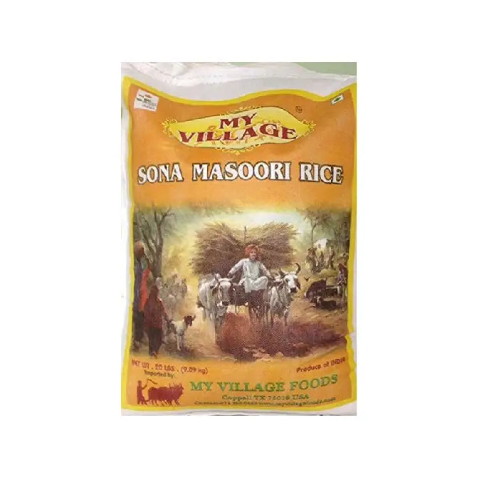 My Village Sona Masoori Rice, 20 lb