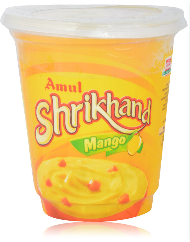 Amul Shrikhand Mango, 500 gm, (Frozen)