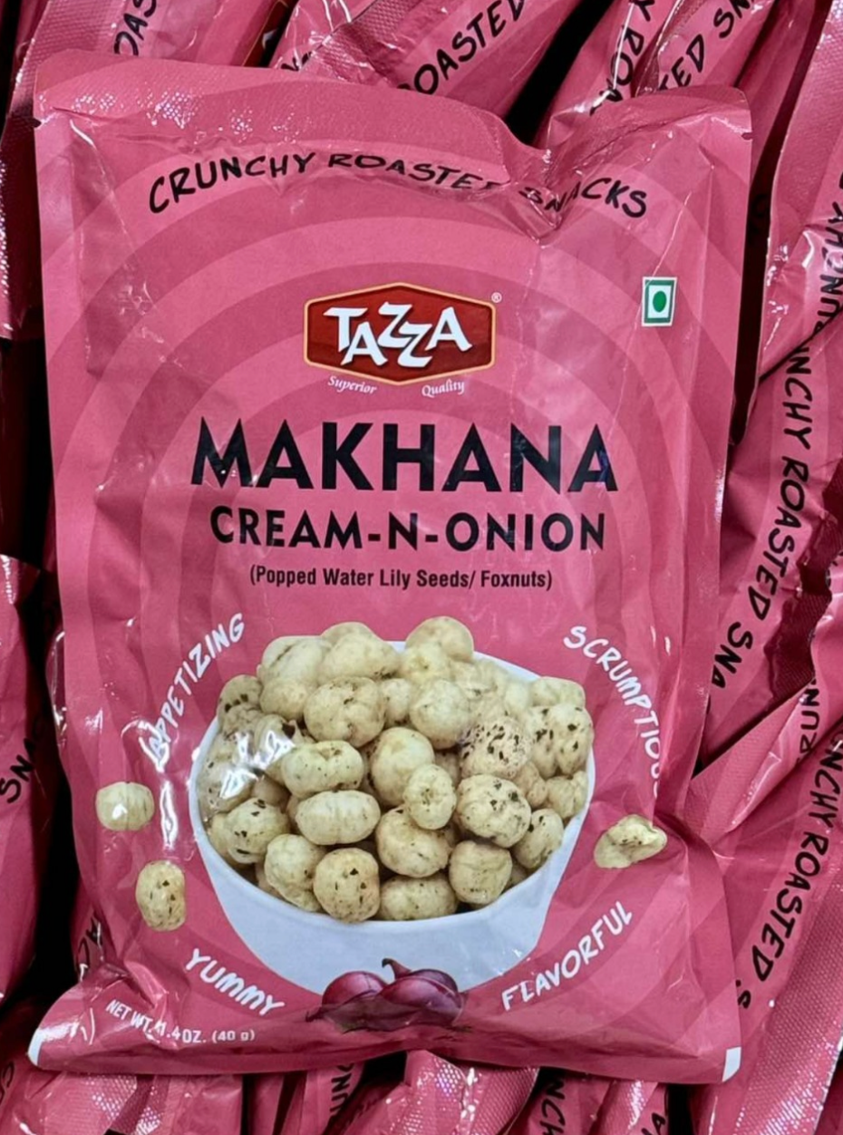 Tazza Phool Makhana - Cream & Onion, 40 g