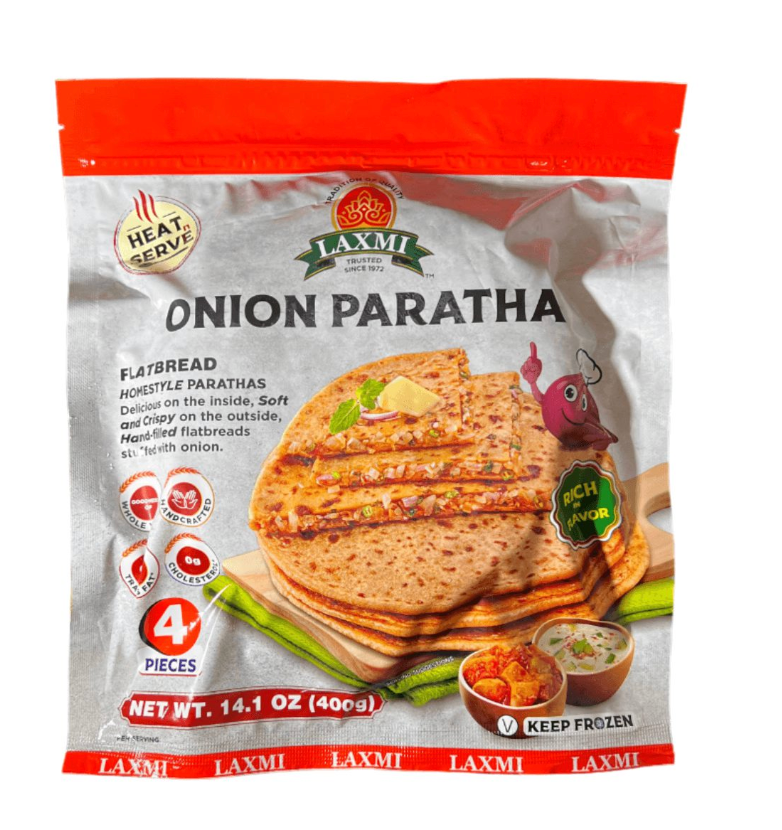 Laxmi Onion Paratha, 4 Pieces, (Frozen)