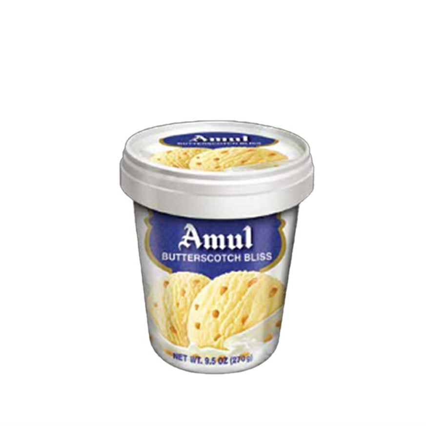Amul Butterscotch Bliss Ice Cream, 125 ml (Frozen)