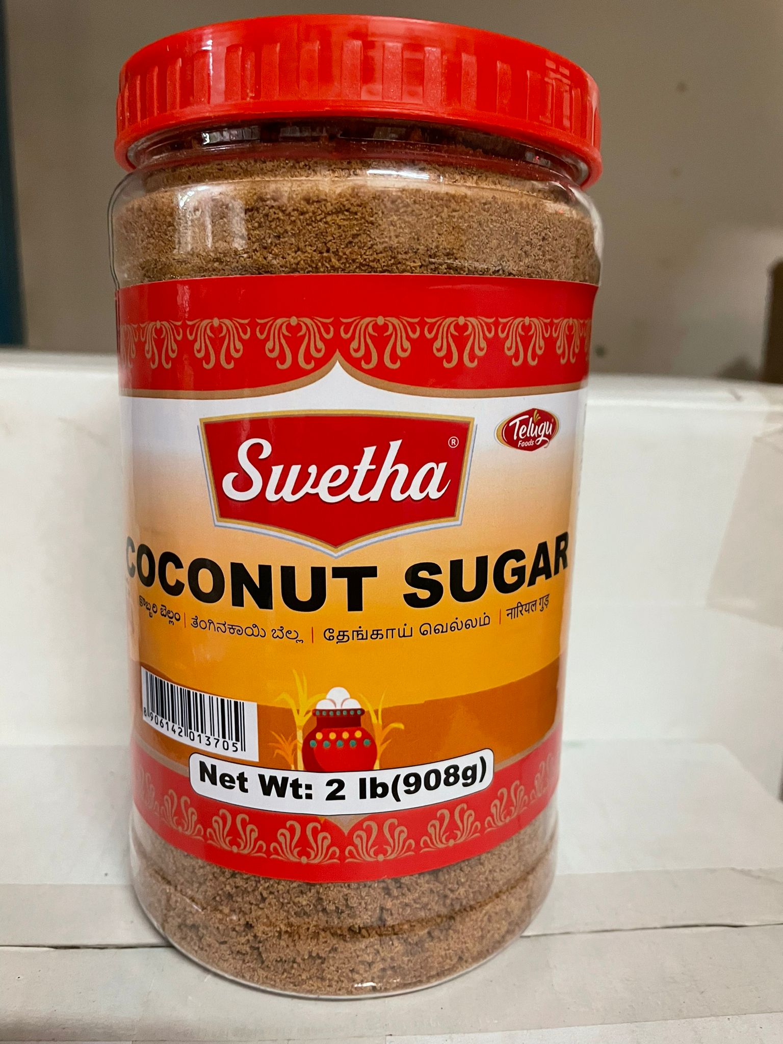 Swetha Coconut Sugar in Pet Jar, 2lb