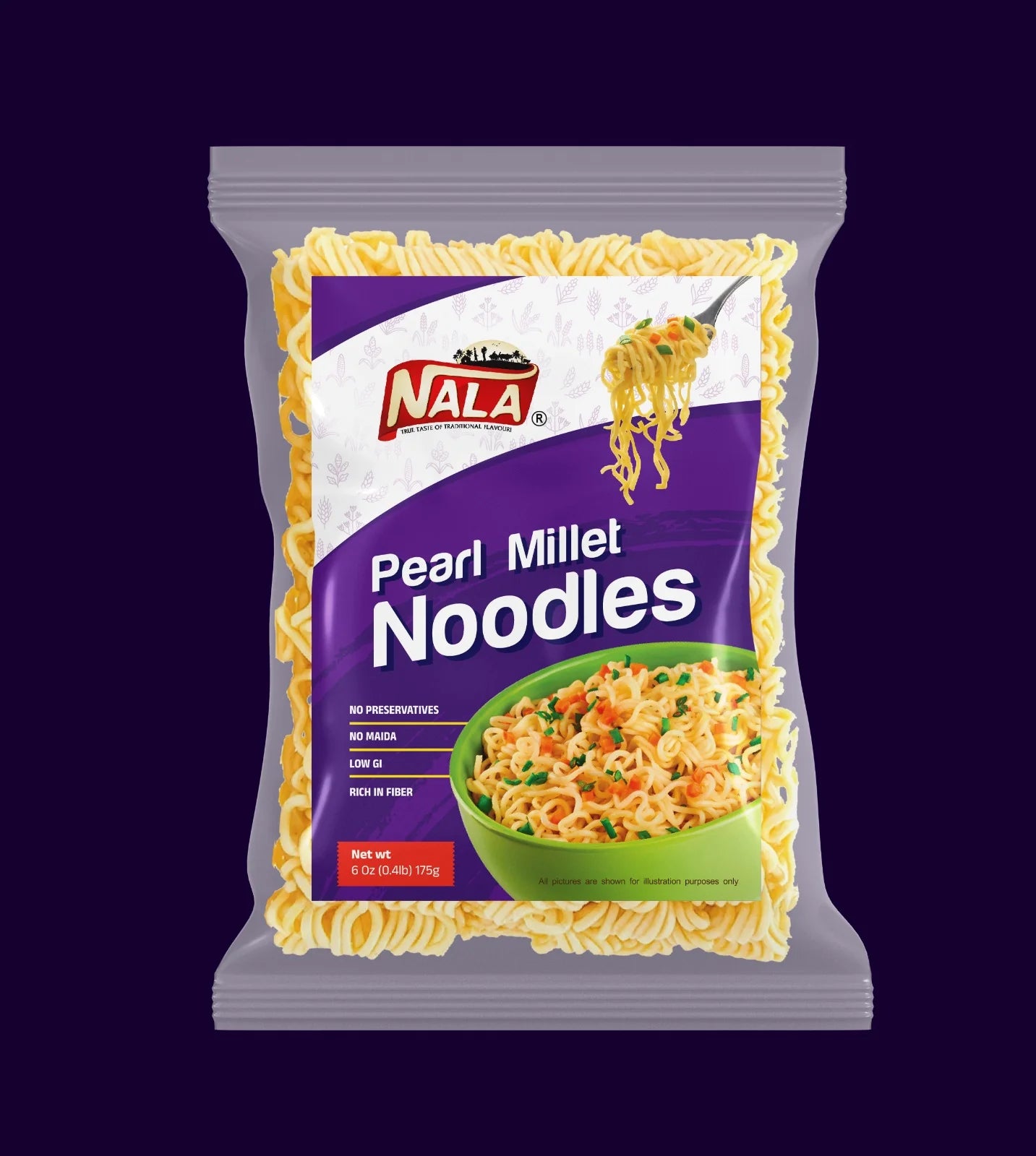 Avani Grains Nala Pearl Millet Noodles, 175g