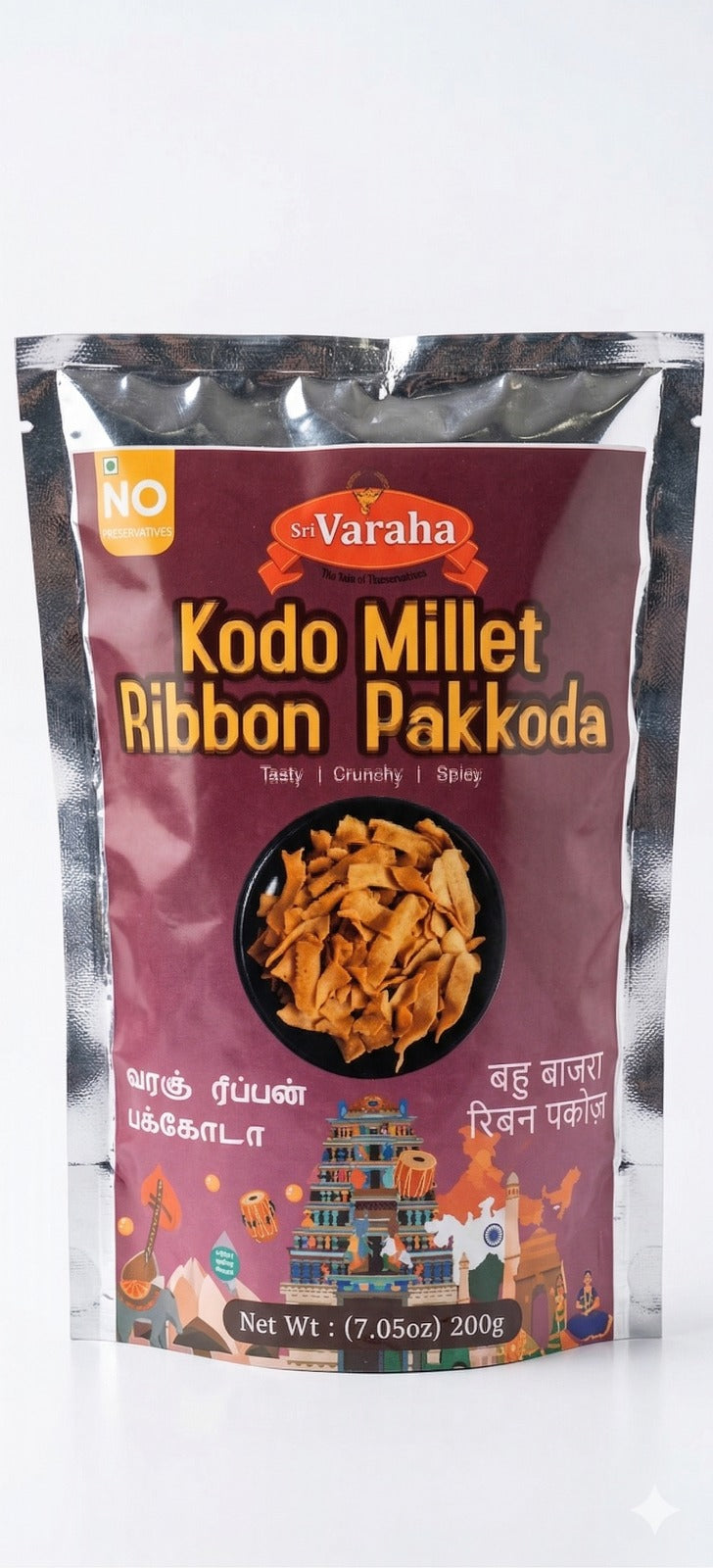 Sri Varaha Kodo Millet Ribbon Pakoda, 200 g