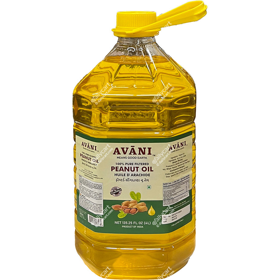 Avani Peanut Oil (Groundnut), 4 litre