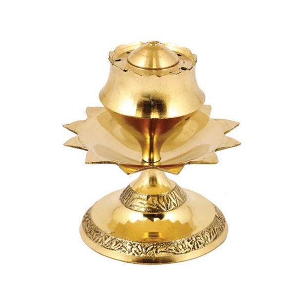 Brass Incense Holder, 3" Inch (90525)