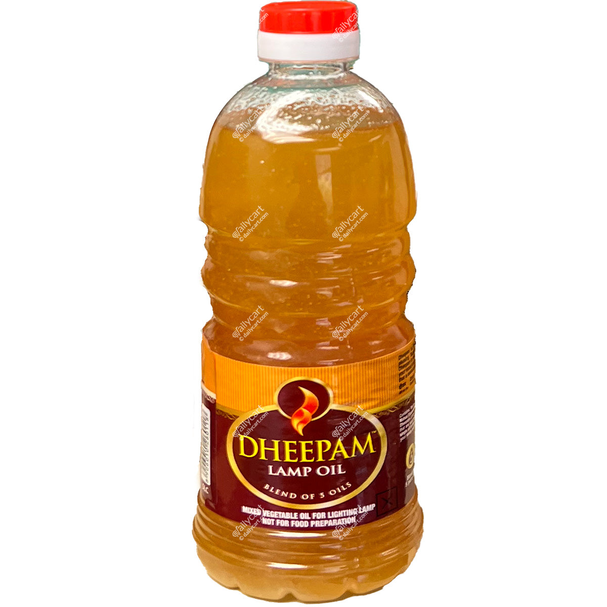 Dheepam Pooja Lamp Oil - Blend of 5 Oils, 500 ml